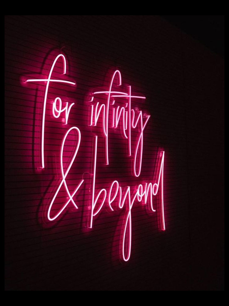 Lighting Decor And Beyond - Insegna al neon Per infinito e