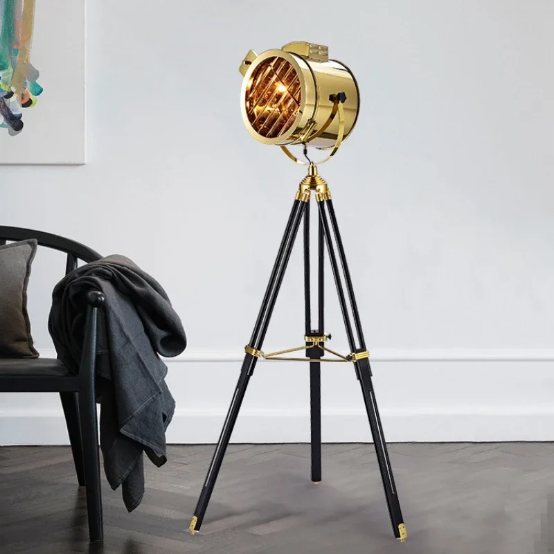 Floor Lamp Tripod - Lampada da terra in acciaio inossidabile