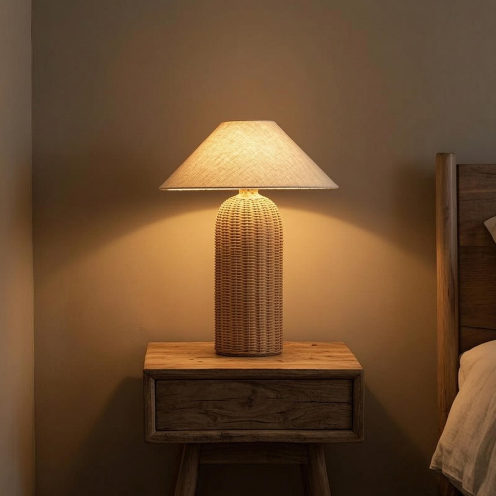 Lighting Decor Bedroom - Lampada da Comodino con Base in