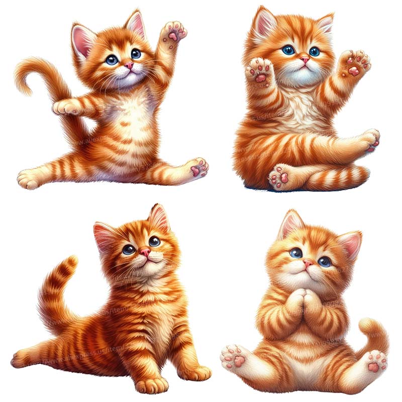 Lighting Mcqueen Bedroom Decor - Yoga Cat Wall Sticker adesivi rimovibili