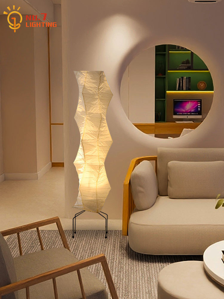 Floor Lamp Tripod - Wabi-sabi Akari Noguchi Yong lampada da