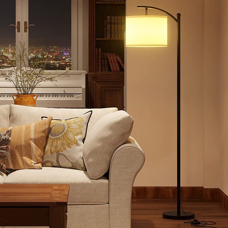 Floor Lamp Tripod - Lampada da Terra Moderna in Tessuto