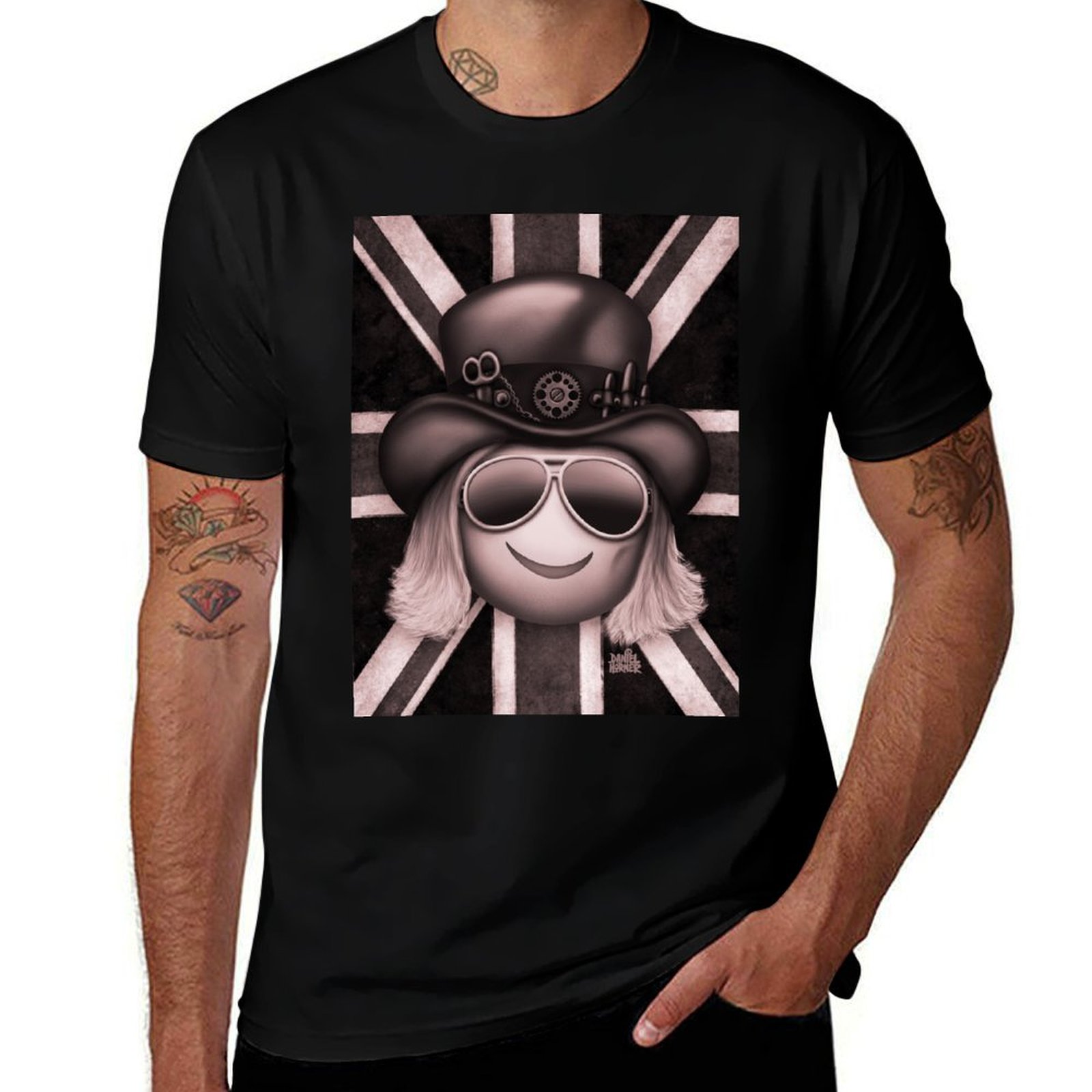 Union Lighting & Decor Hours - Booji Extra - T-Shirt Union Jack