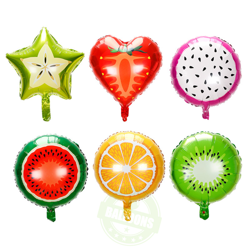 Orange Lighting Decor - 5 pezzi da 18 pollici frutta
