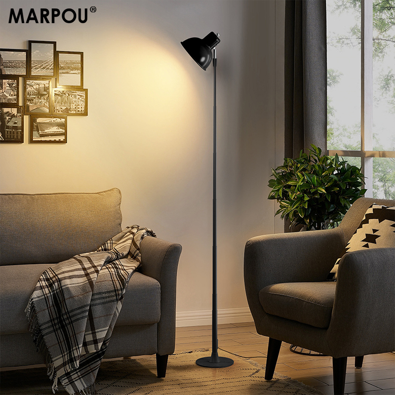 Floor Lamp Tripod - MARPOU Lampada da terra regolabile con