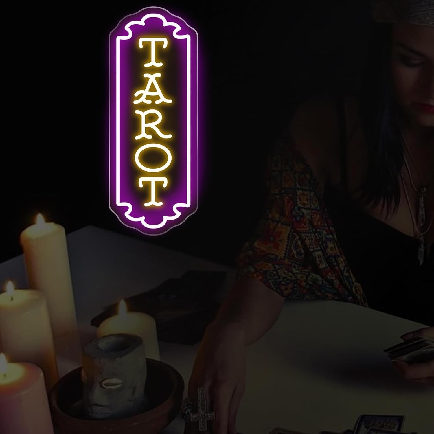 Insegna al Neon Tarocchi, Luce - Lighting Decor Bedroom recensione e prezzo