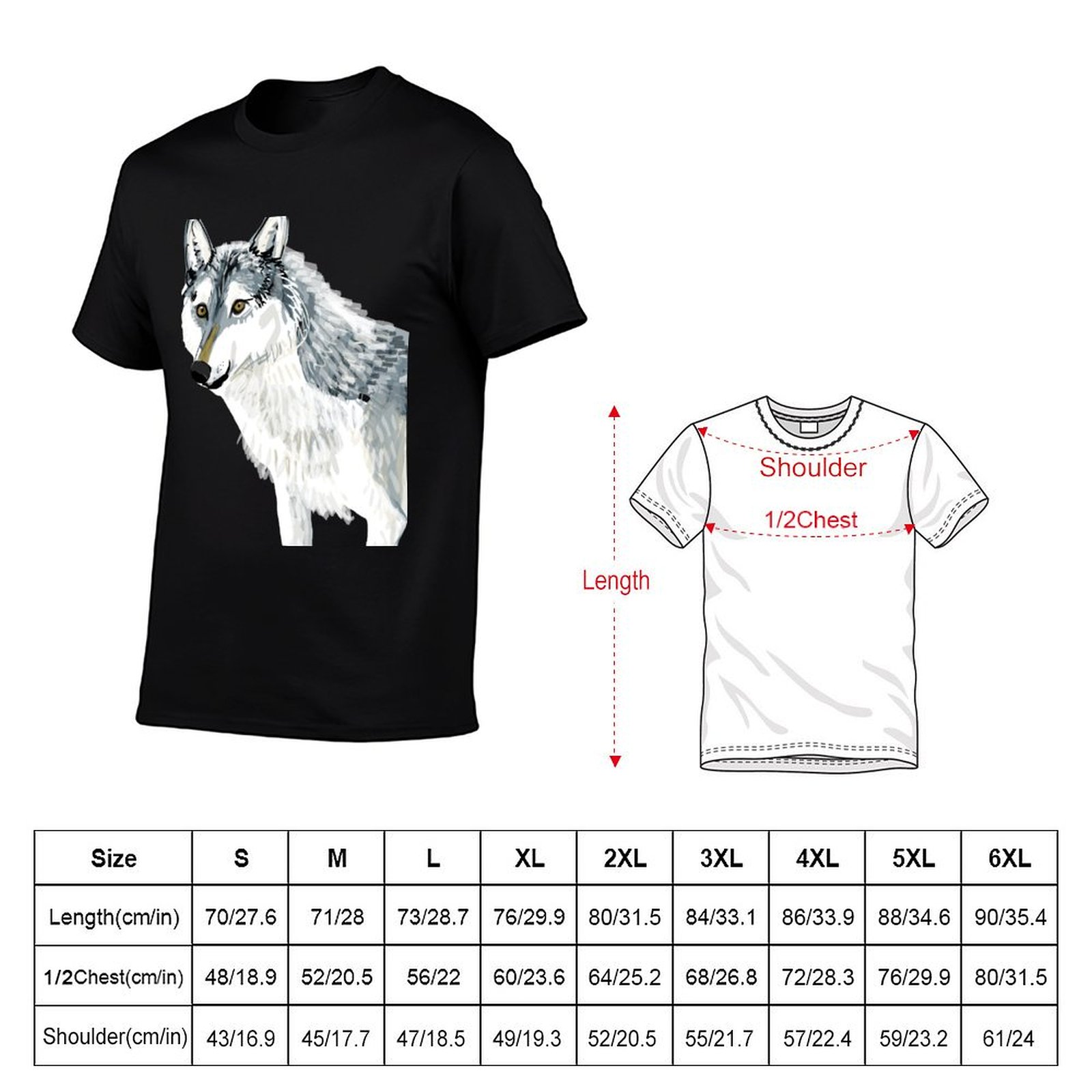T-shirt Totem Alberta Wolf, to - Alberta Lighting & Decor Edmonton Ab recensione e prezzo