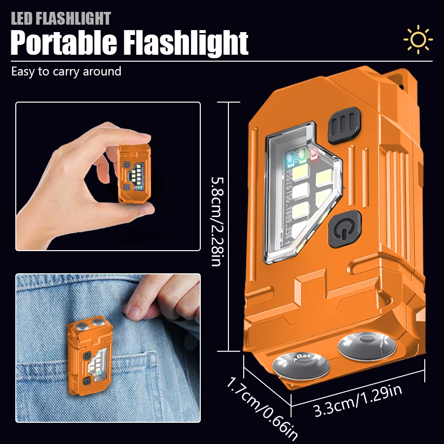 Mini portachiavi torcia EDC to - Orange Lighting Decor recensione e prezzo