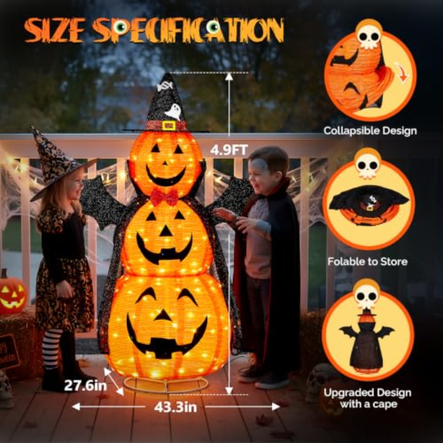 Decorazioni di Halloween per E - Orange Lighting Decor recensione e prezzo