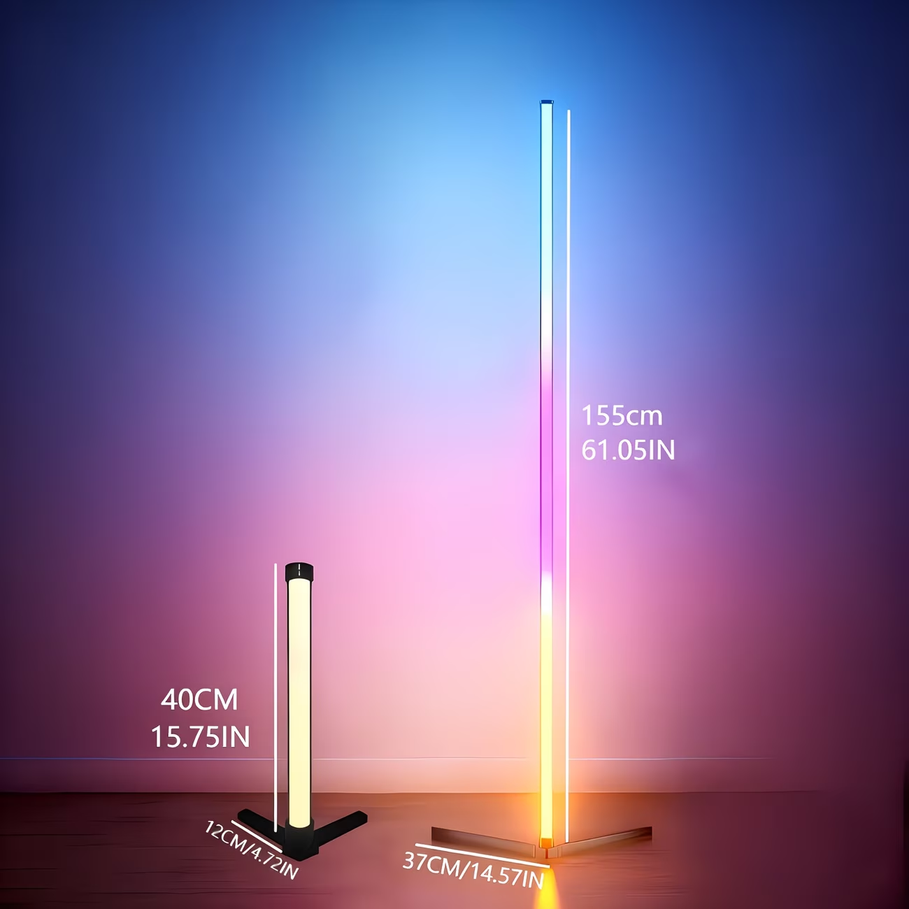 Lampada da terra angolare RGB  - Floor Lamp Tripod recensione e prezzo