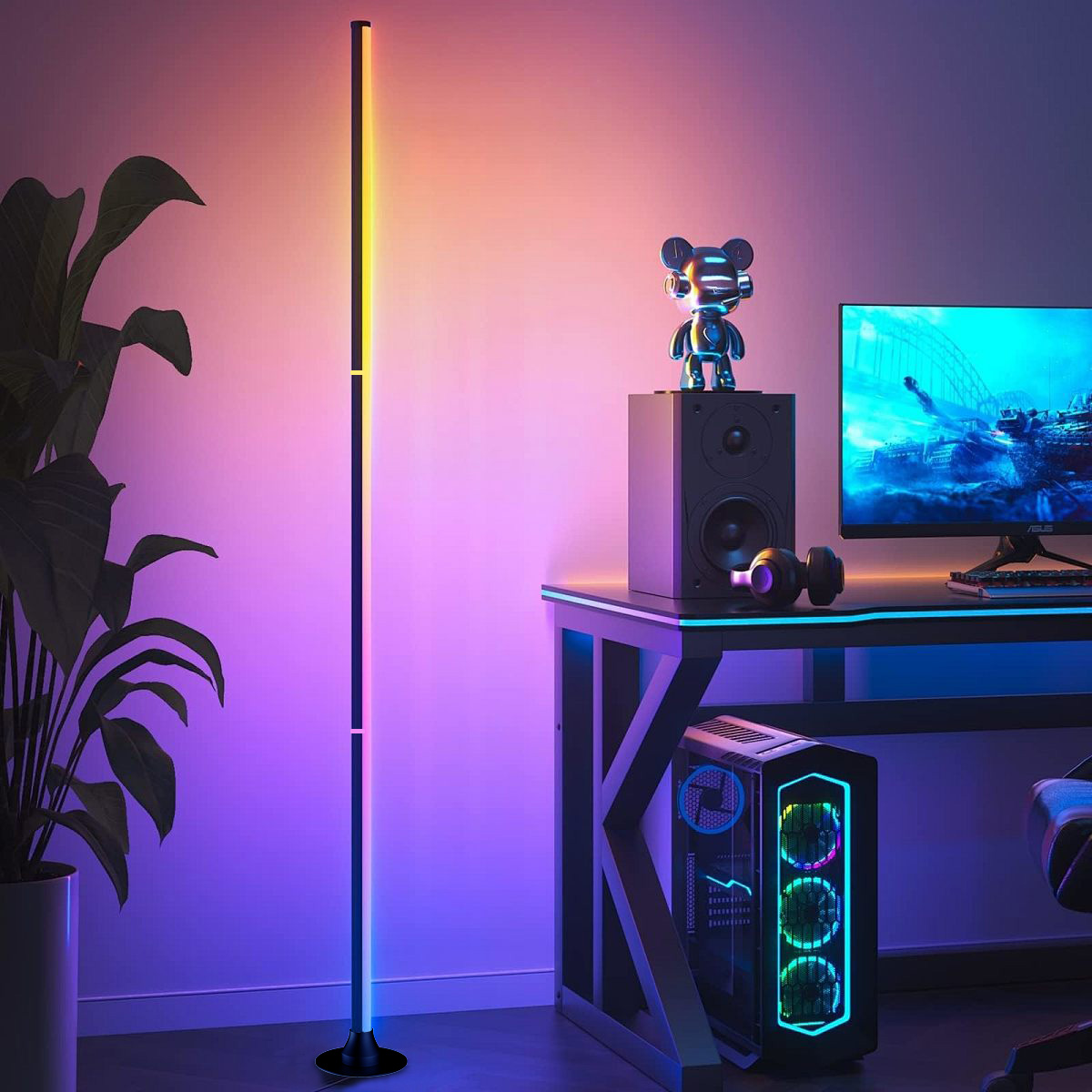 EISSLOLY 1/2PCS Lampada da ter - Floor Lamp Tripod recensione e prezzo