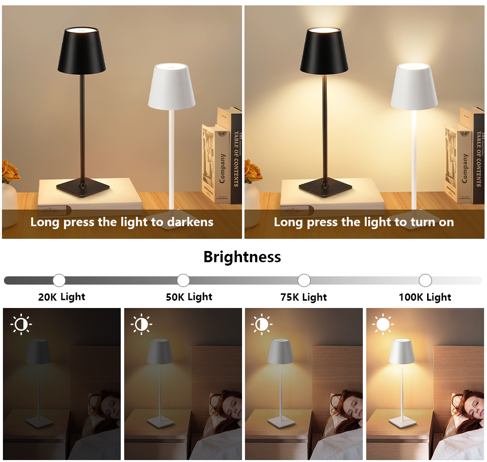 Lampada da Tavolo LED Ricarica - Lighting Decor Bedroom recensione e prezzo